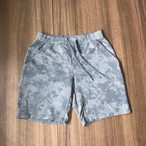 Lululemon City Sweat Short 9” Gray Camo Size M Men’s Athletic Gym Shorts EUC